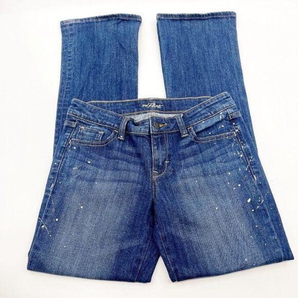 Old Navy Flirt Paint Splattered Bootcut Jeans - Picture 2 of 9